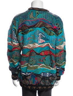 Patterned Crew Neck Pullover