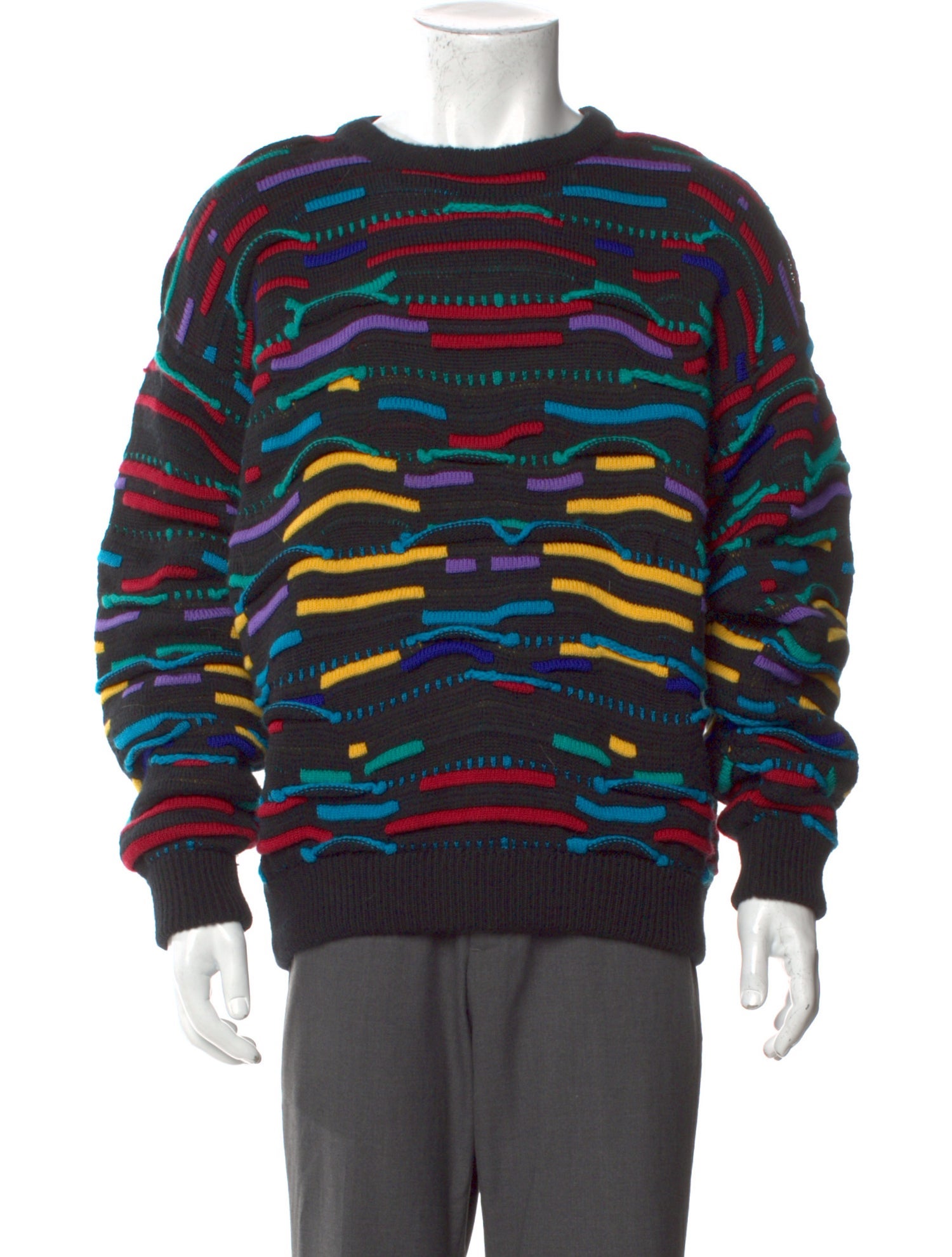 Coogi Wool Striped Pullover