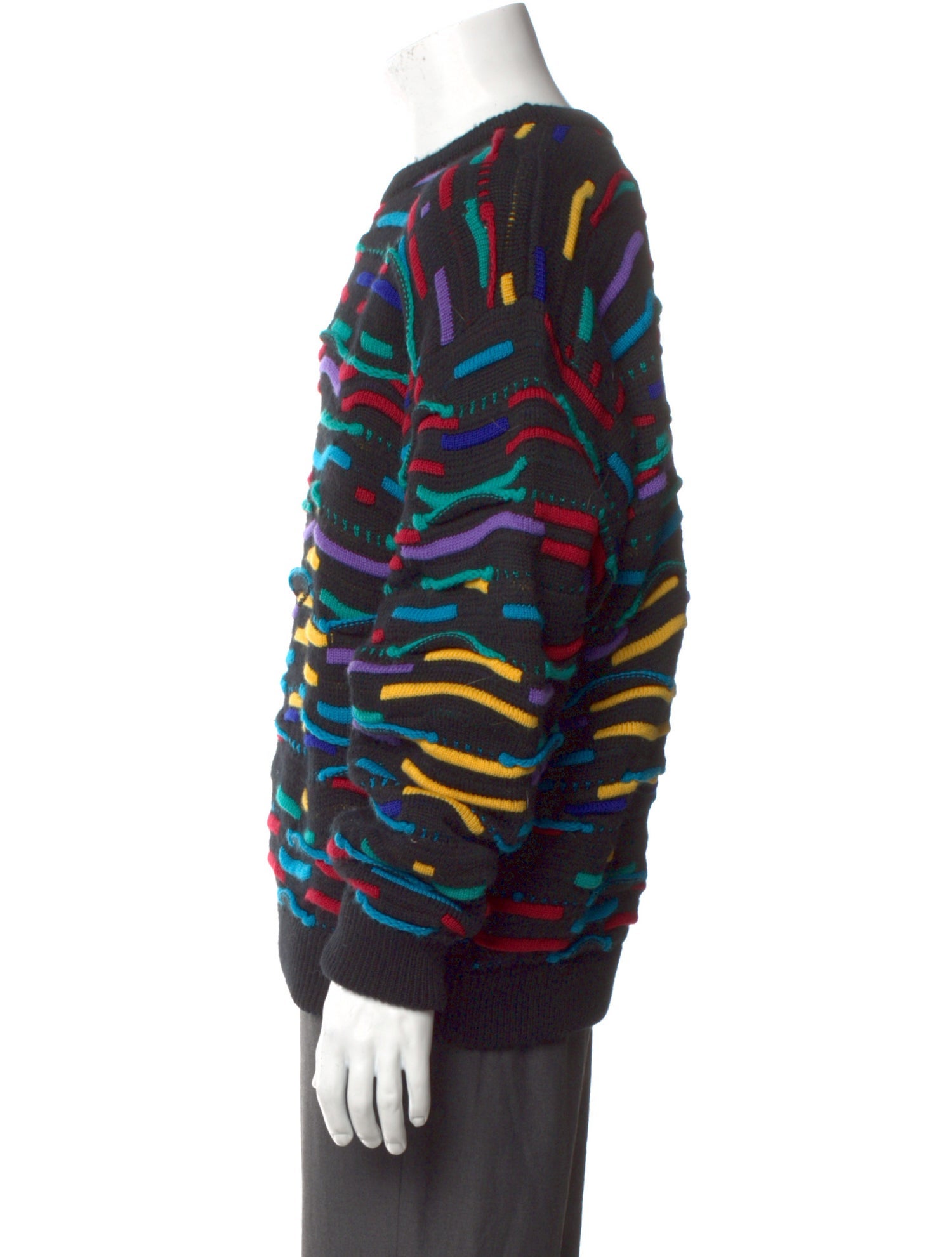 Coogi Wool Striped Pullover