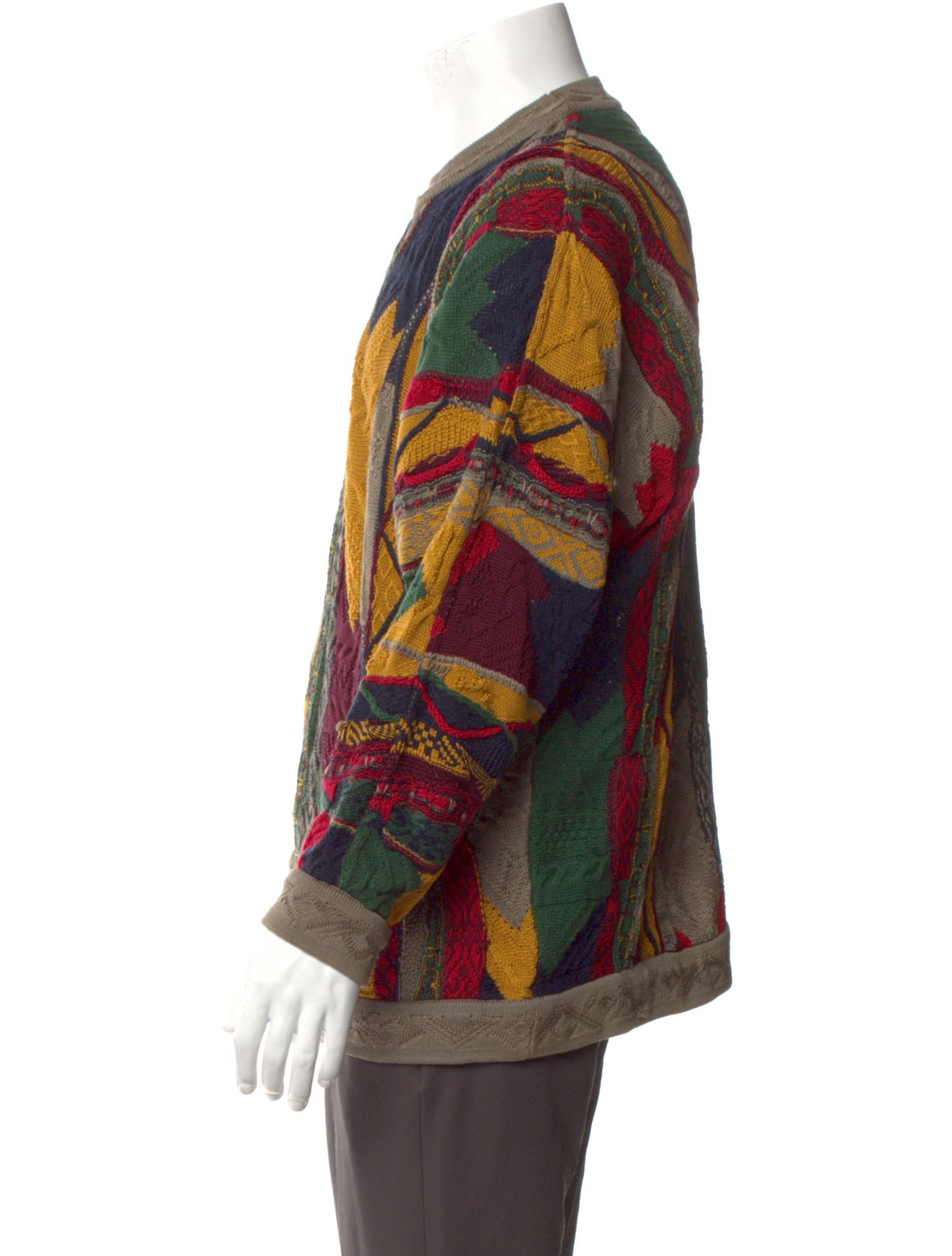 Coogi Vintage Paisley Print Cardigan