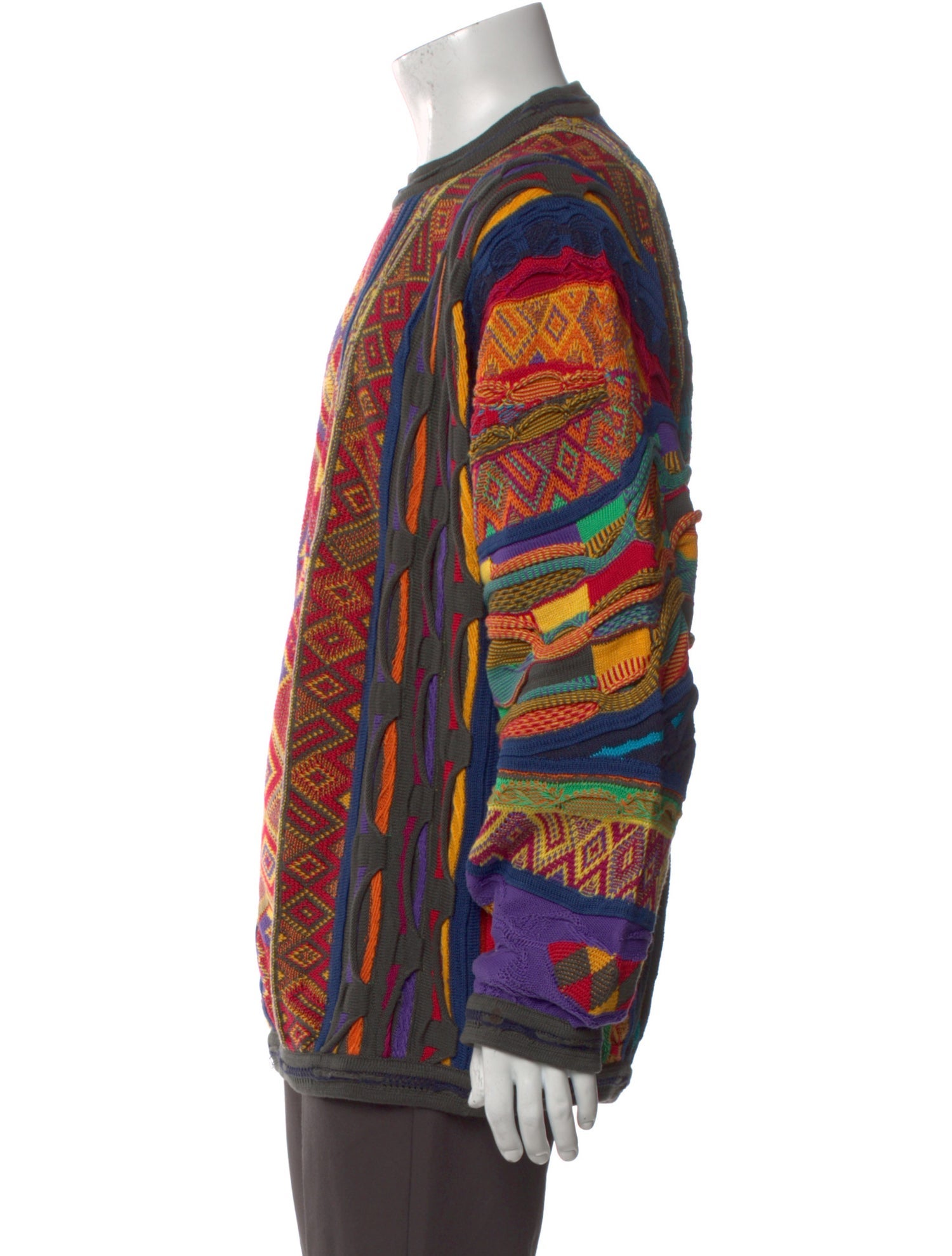 Coogi Printed Crew Neck Pullover