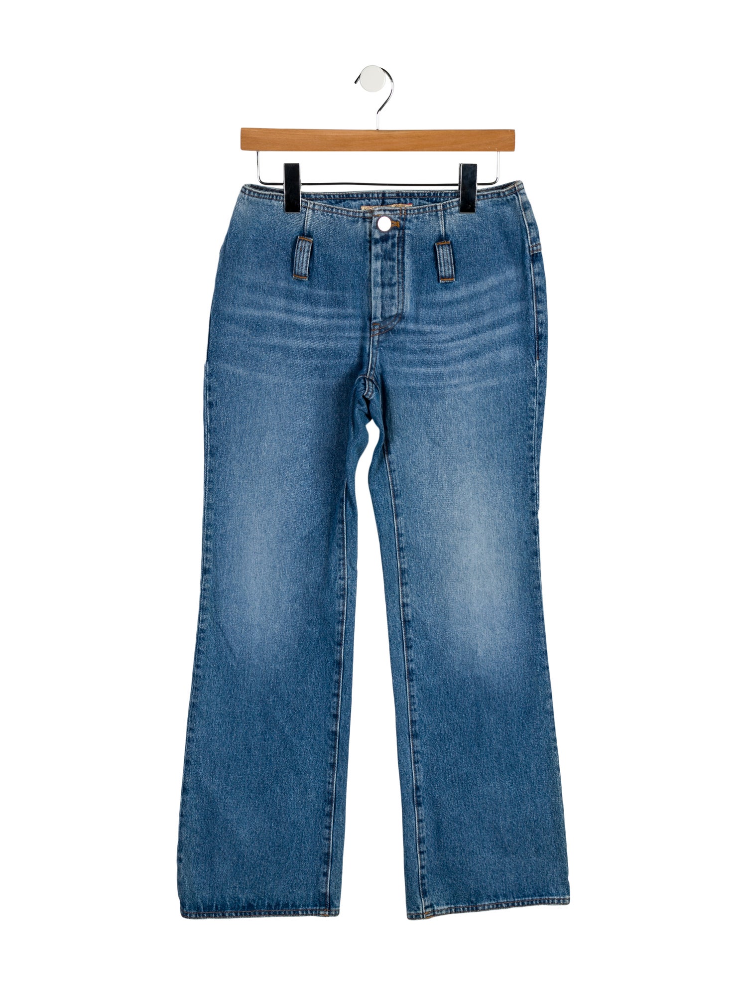 Cormio Mid-Rise Wide Leg Jeans
