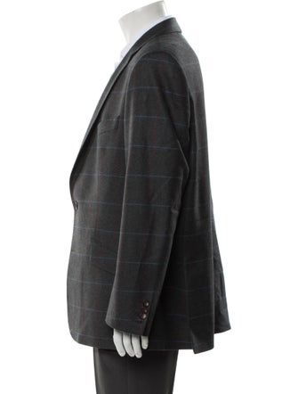 Country Classics C. & D. RIGDEN & SON Wool Plaid Print Blazer
