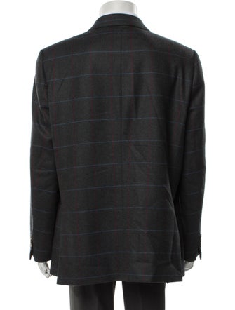 Country Classics C. & D. RIGDEN & SON Wool Plaid Print Blazer