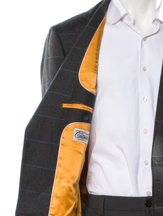 Country Classics C. & D. RIGDEN & SON Wool Plaid Print Blazer