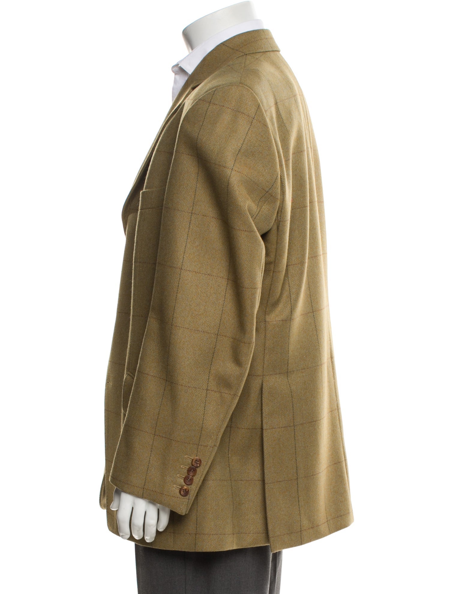 Country Classics C. & D. RIGDEN & SON Wool Plaid Print Blazer