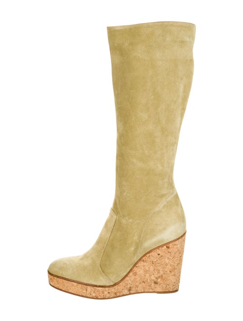 Co-Op Suede Boots Green