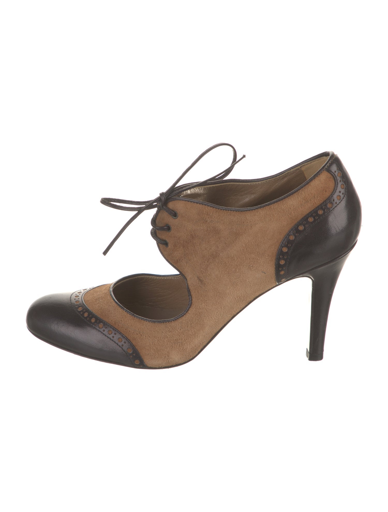 CO-OP Suede Colorblock Pattern Pumps