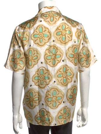 COMMAS Silk Graphic Print Shirt