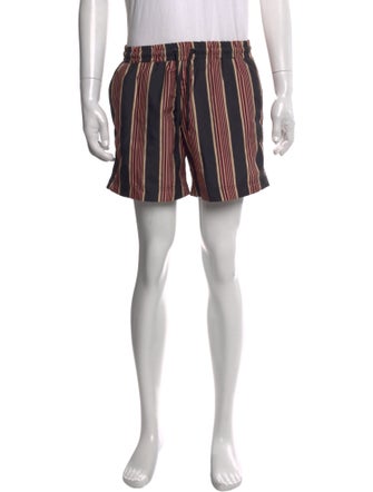 COMMAS Striped Swim Trunks