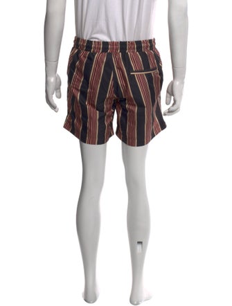 COMMAS Striped Swim Trunks
