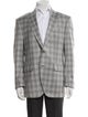 COPPLEY Wool Plaid Print Blazer