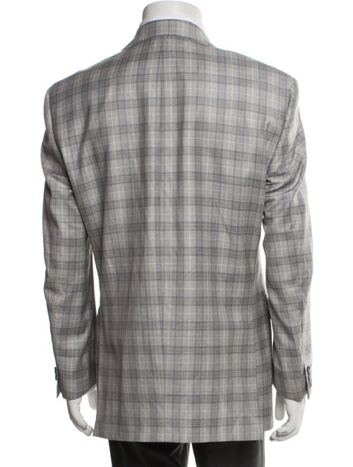 COPPLEY Wool Plaid Print Blazer