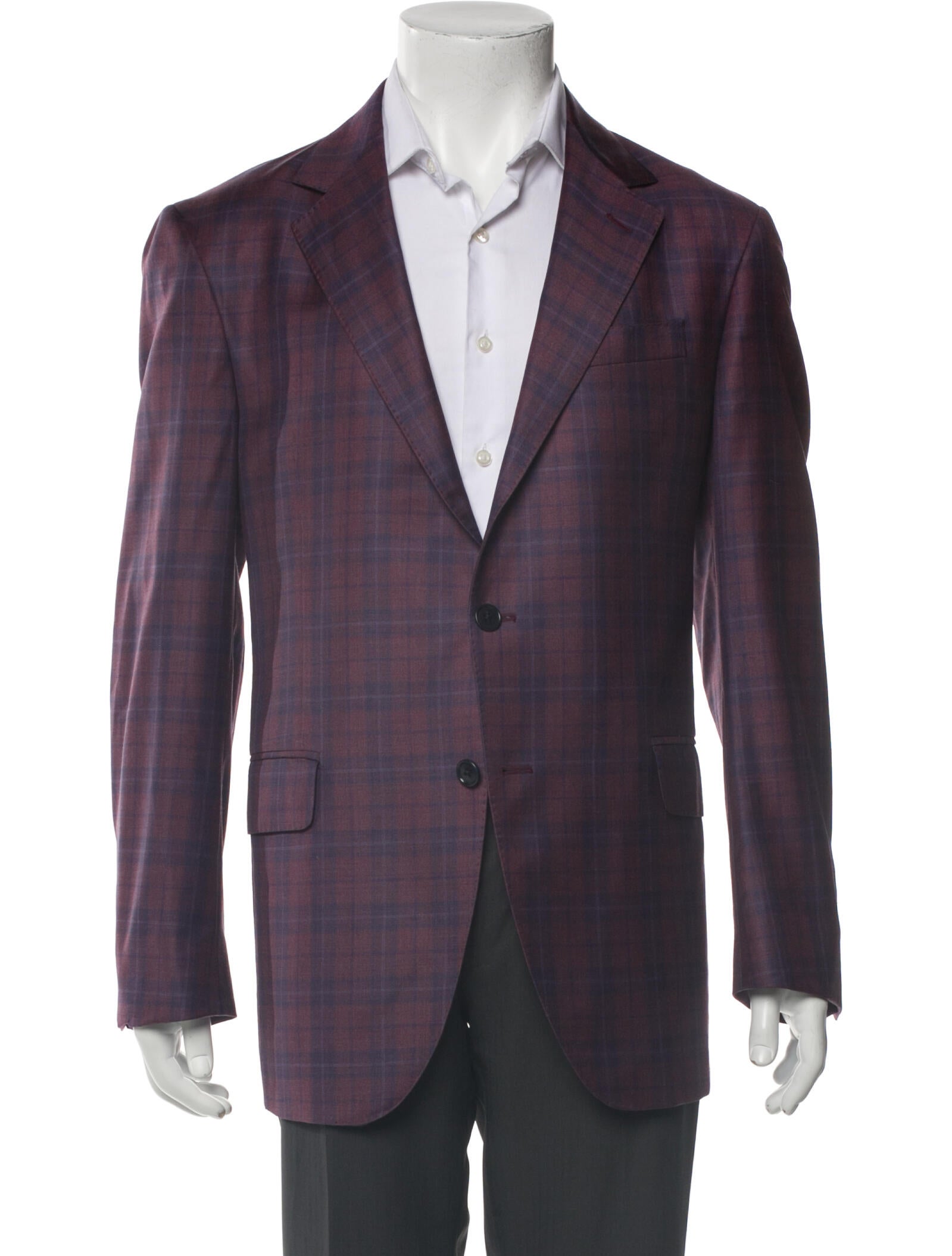 COPPLEY Wool Plaid Print Coat