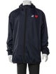 Comme Des Garçons Play X K-Way Graphic Print Windbreaker