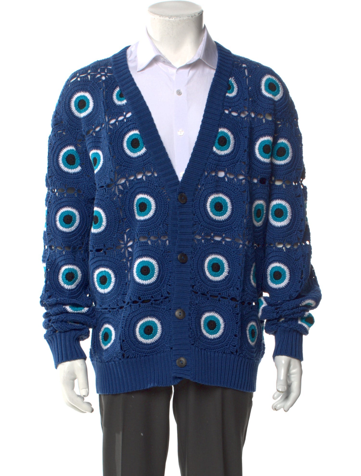 Corridor Printed V-Neck Cardigan