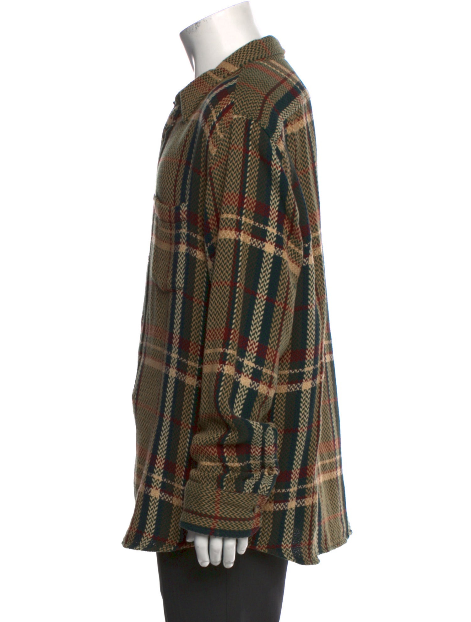 Corridor Plaid Print Long Sleeve Shirt