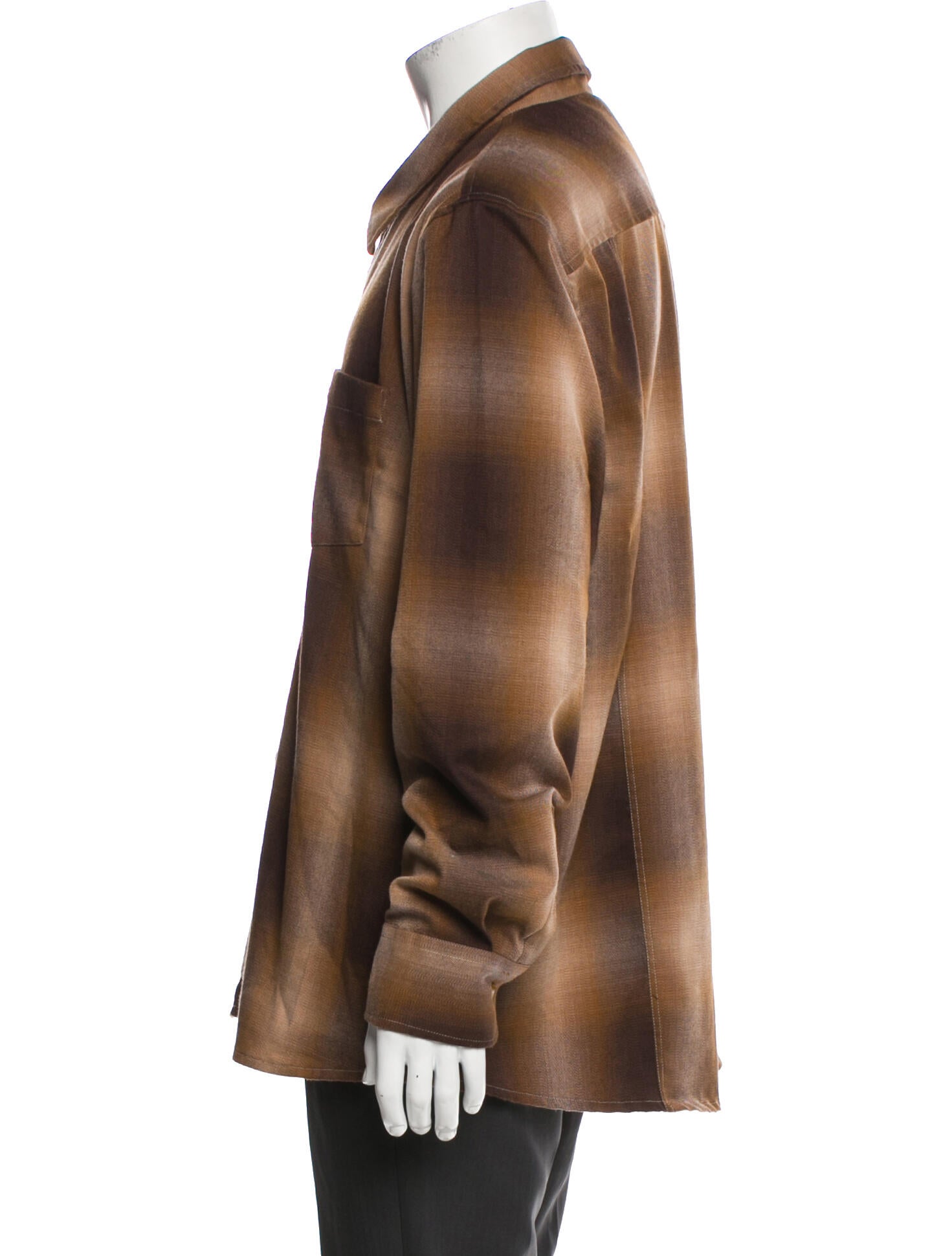 Corridor Plaid Print Long Sleeve Shirt