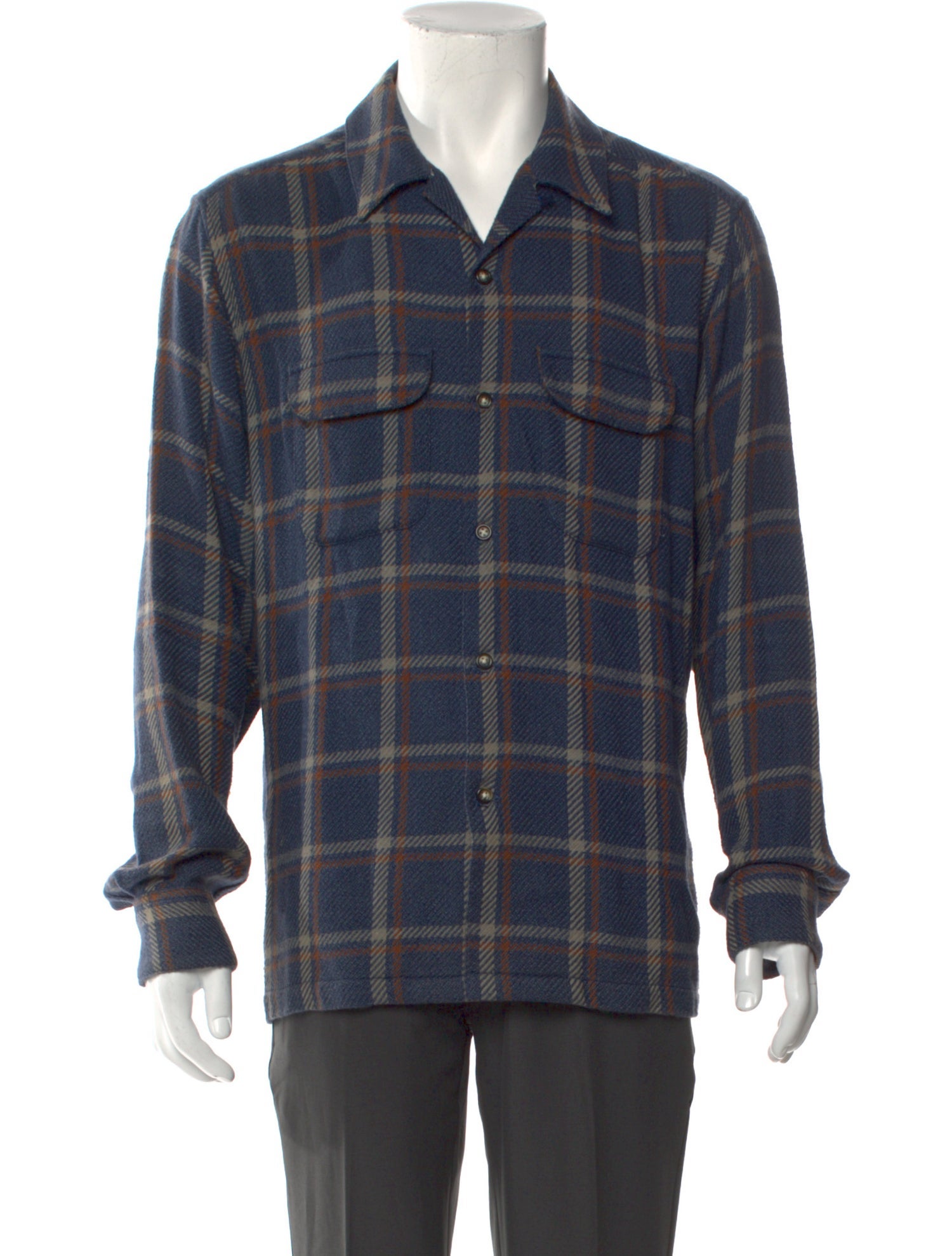 Corridor Plaid Print Long Sleeve Shirt