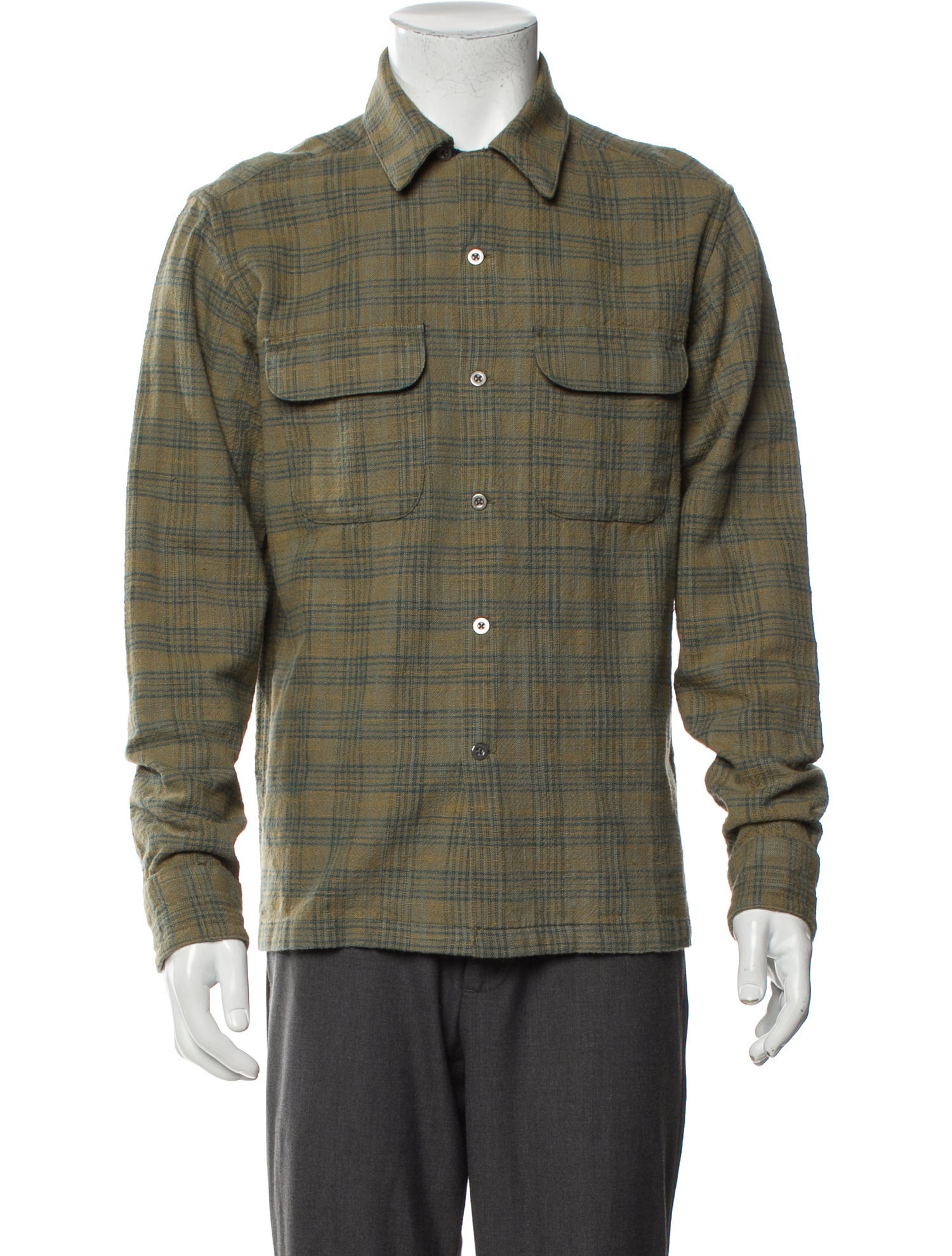 Corridor Plaid Print Long Sleeve Shirt