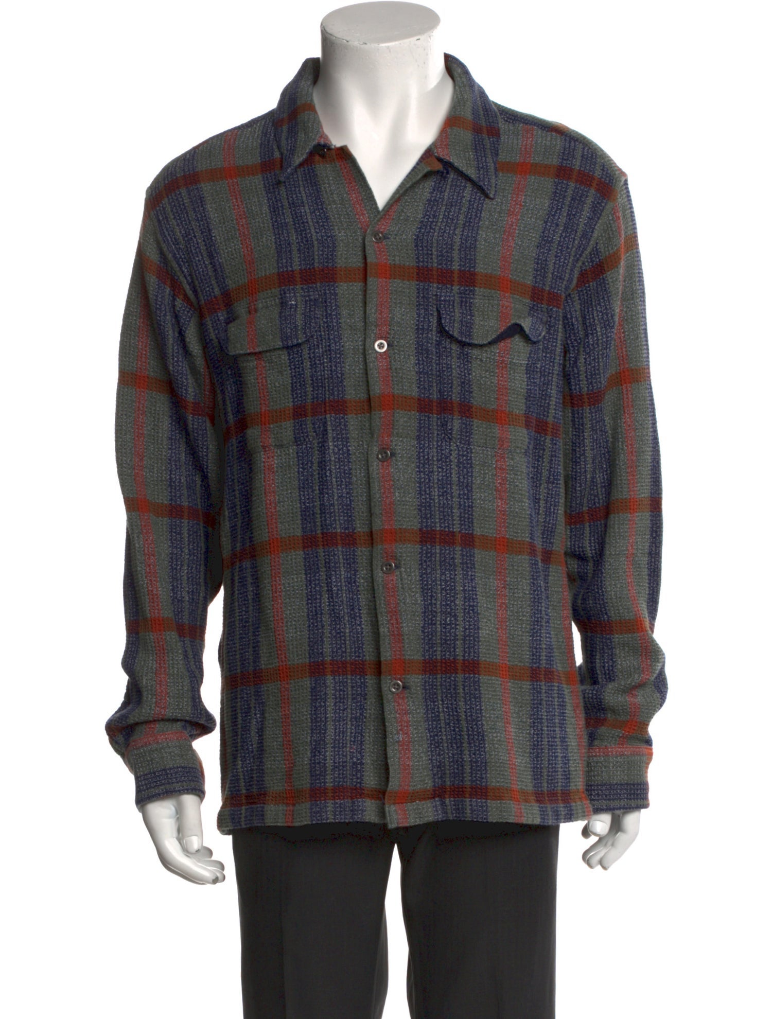 Corridor Plaid Print Long Sleeve Shirt