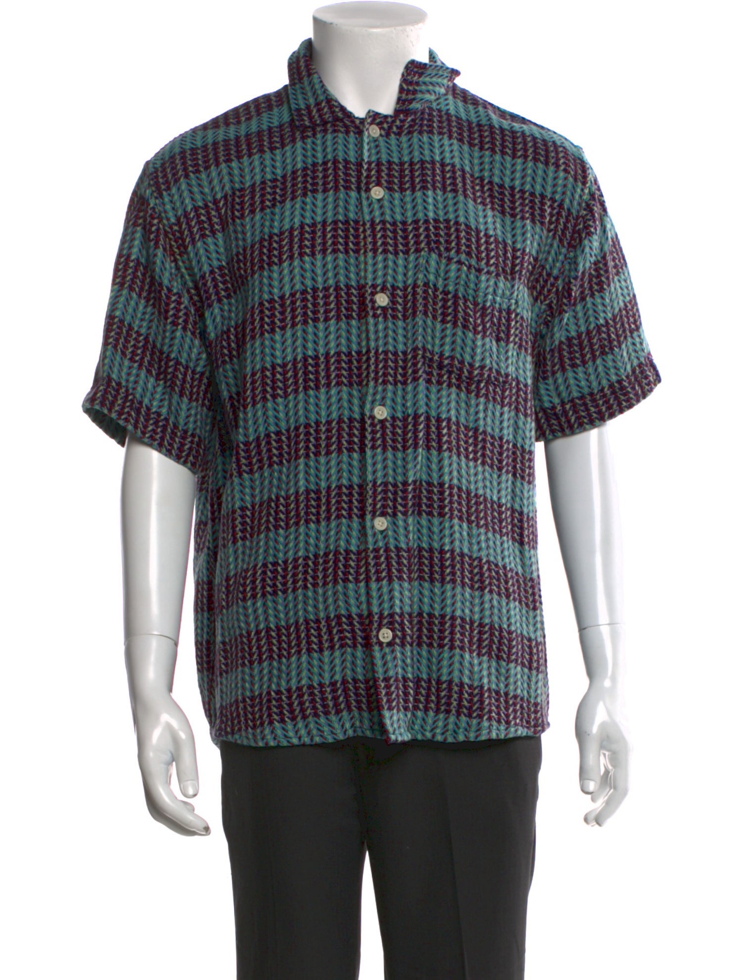 Corridor Plaid Print Short Sleeve Shirt