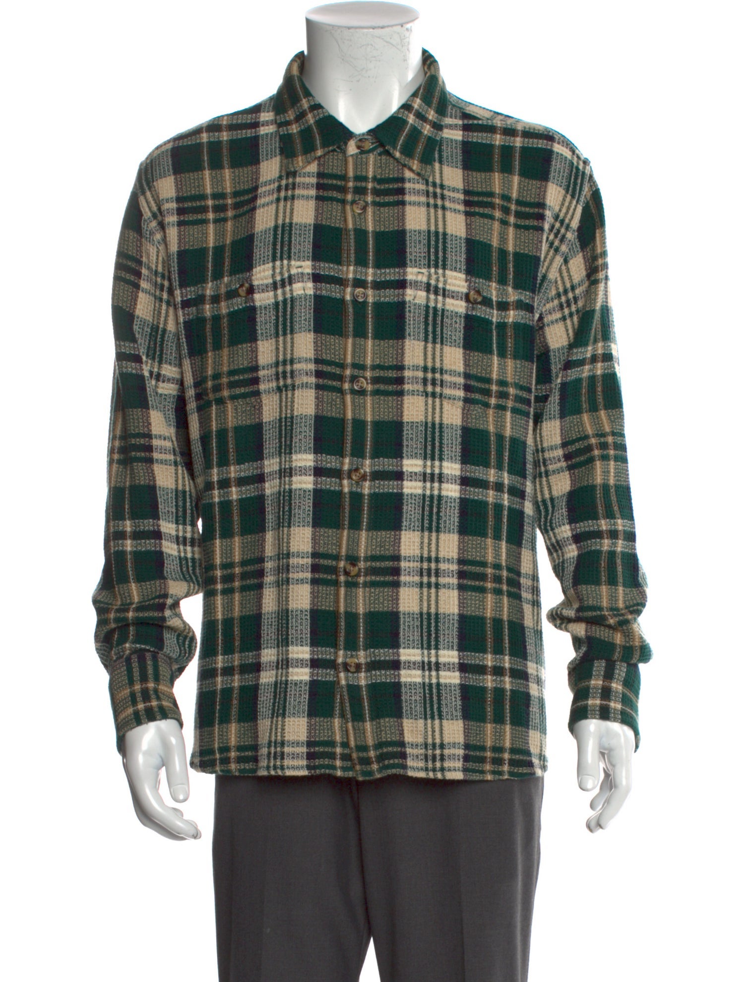 Corridor Plaid Print Long Sleeve Shirt