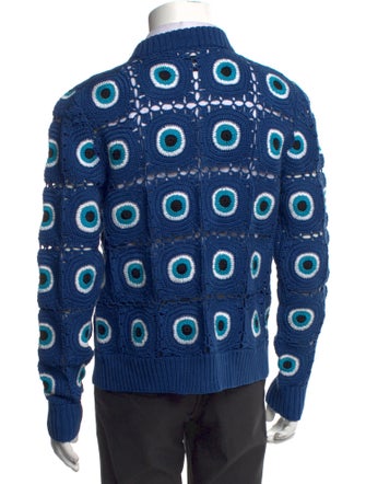 Corridor Patterned V-Neck Cardigan