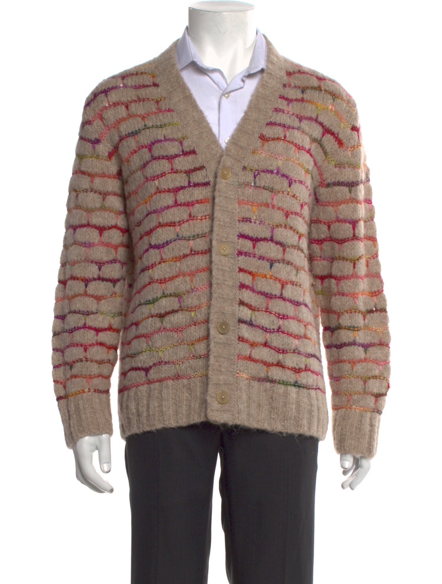 Corridor Alpaca Striped Cardigan