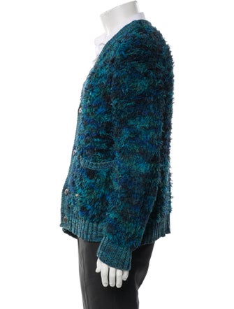 Corridor Tweed Pattern V-Neck Cardigan