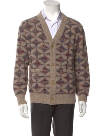 Corridor Alpaca Printed Cardigan