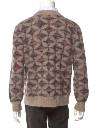 Corridor Alpaca Printed Cardigan
