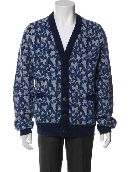 Corridor Alpaca Camouflage Print Cardigan