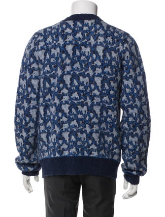 Corridor Alpaca Camouflage Print Cardigan