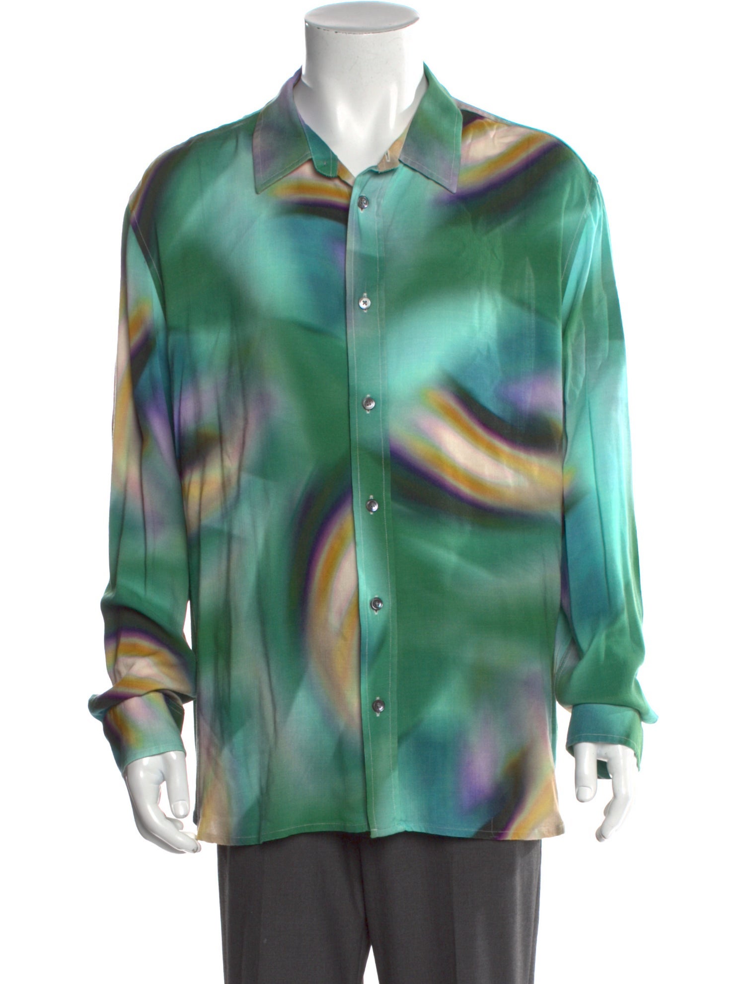 Corridor Tie-Dye Print Long Sleeve Shirt