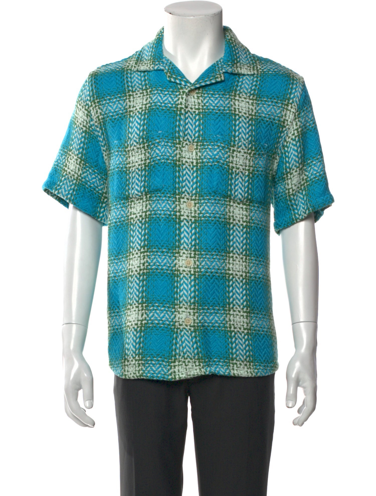 Corridor Plaid Print Short Sleeve Shirt