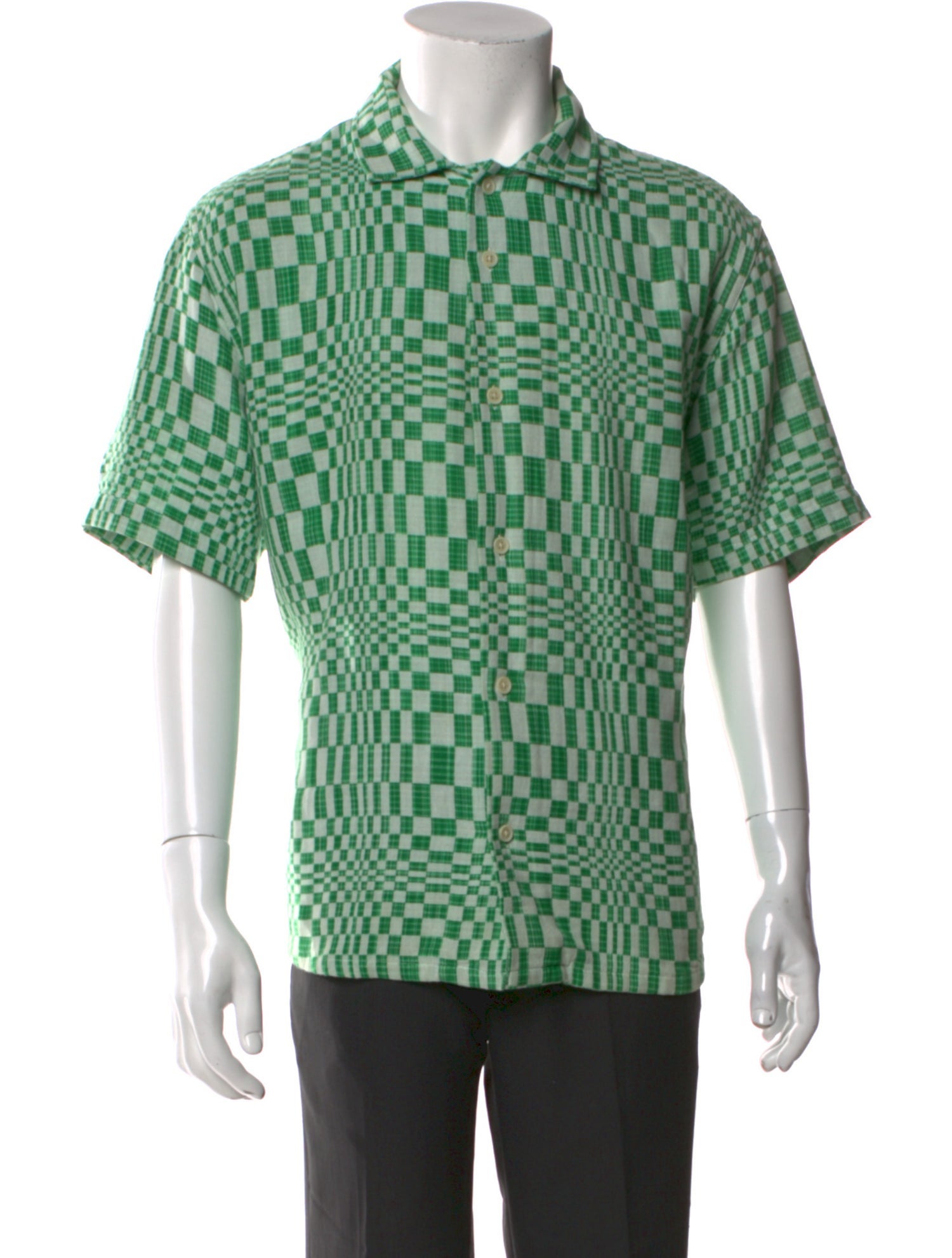 Corridor Plaid Print Short Sleeve Shirt