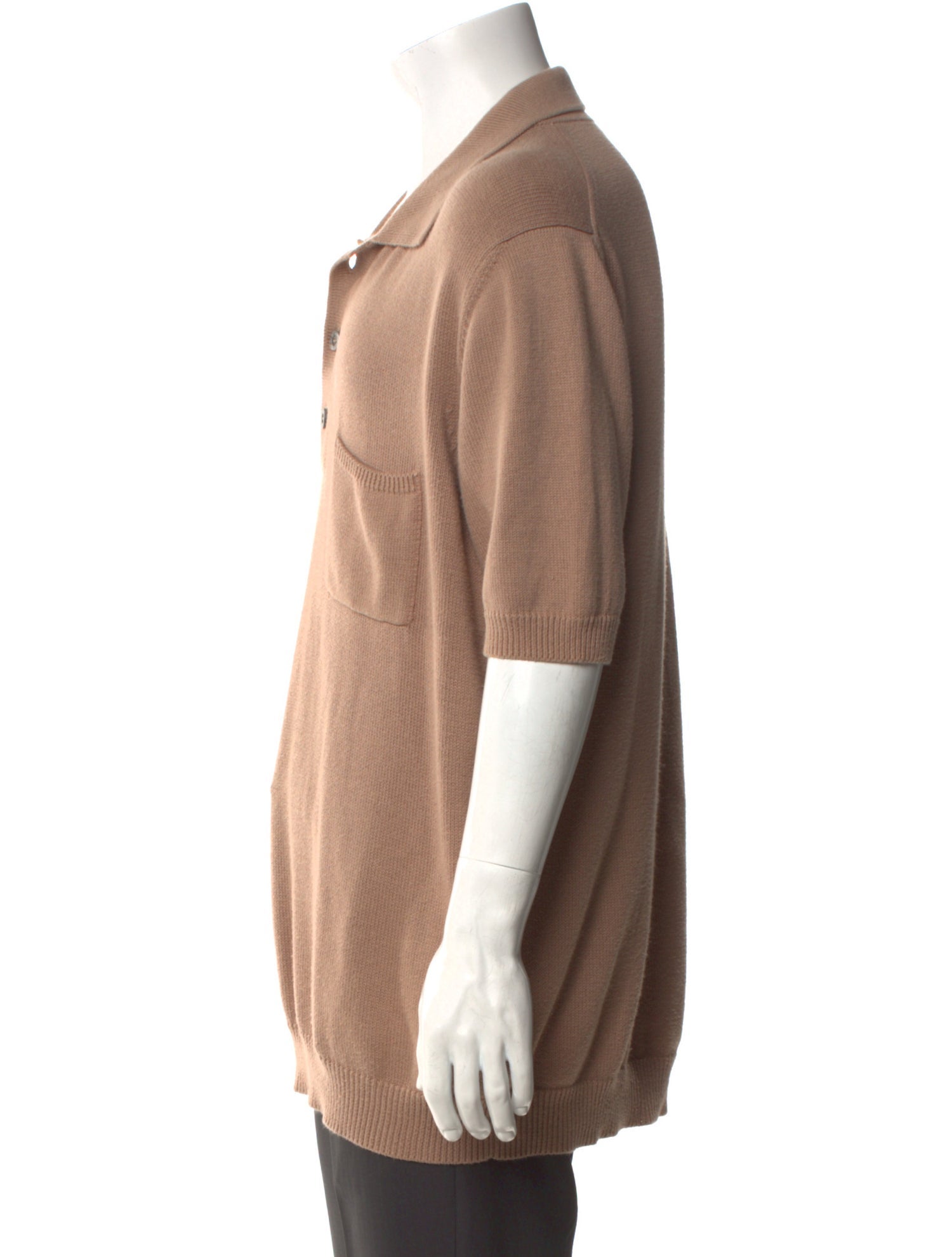 Corridor Mock Neck Short Sleeve Polo Sweater