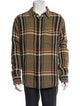 Corridor Plaid Print Long Sleeve Shirt