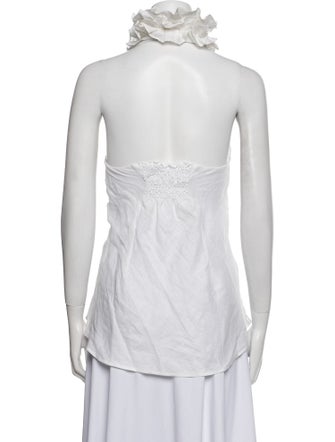 Corridor Linen Mock Neck Top