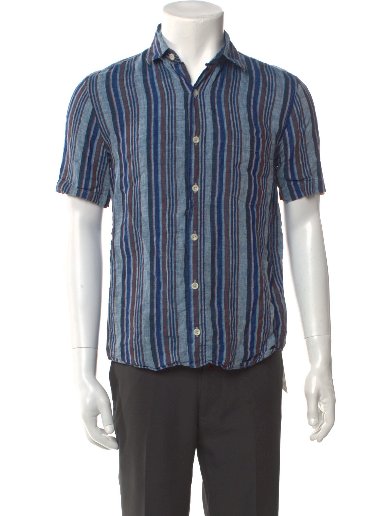 Corridor Linen Striped Shirt