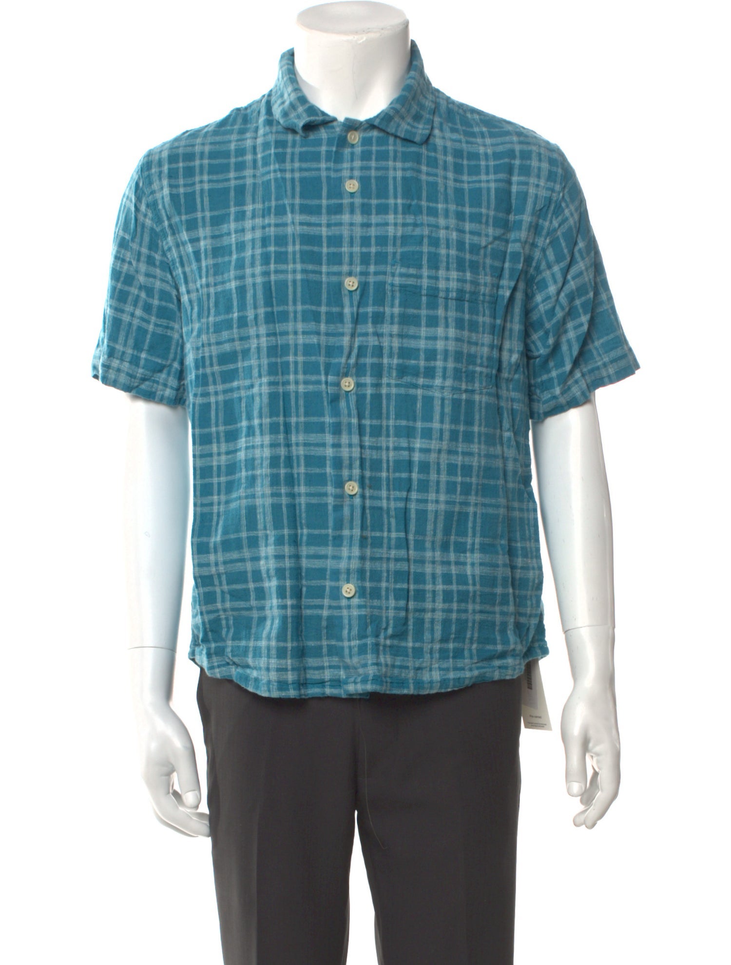 Corridor Plaid Print Short Sleeve Shirt