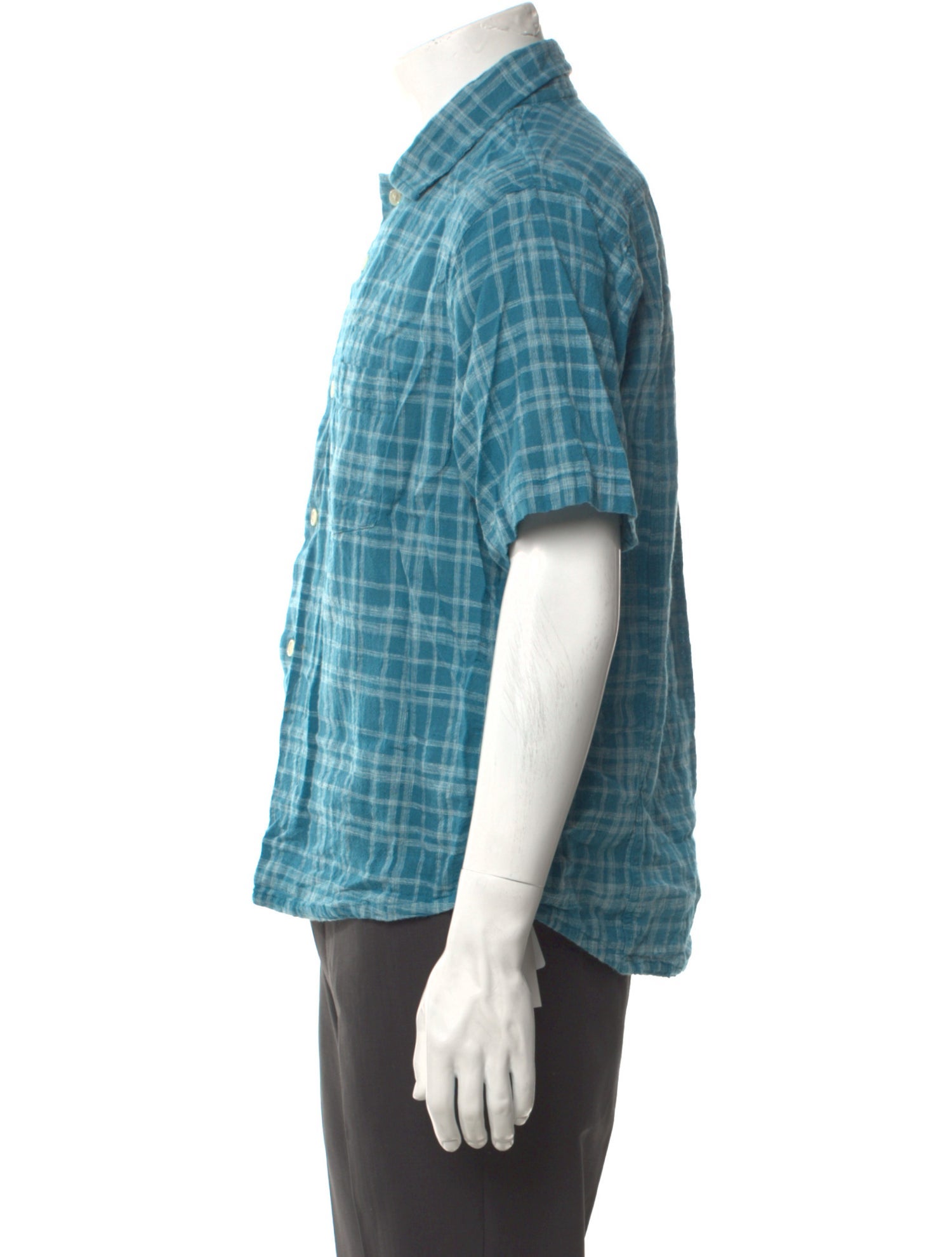 Corridor Plaid Print Short Sleeve Shirt