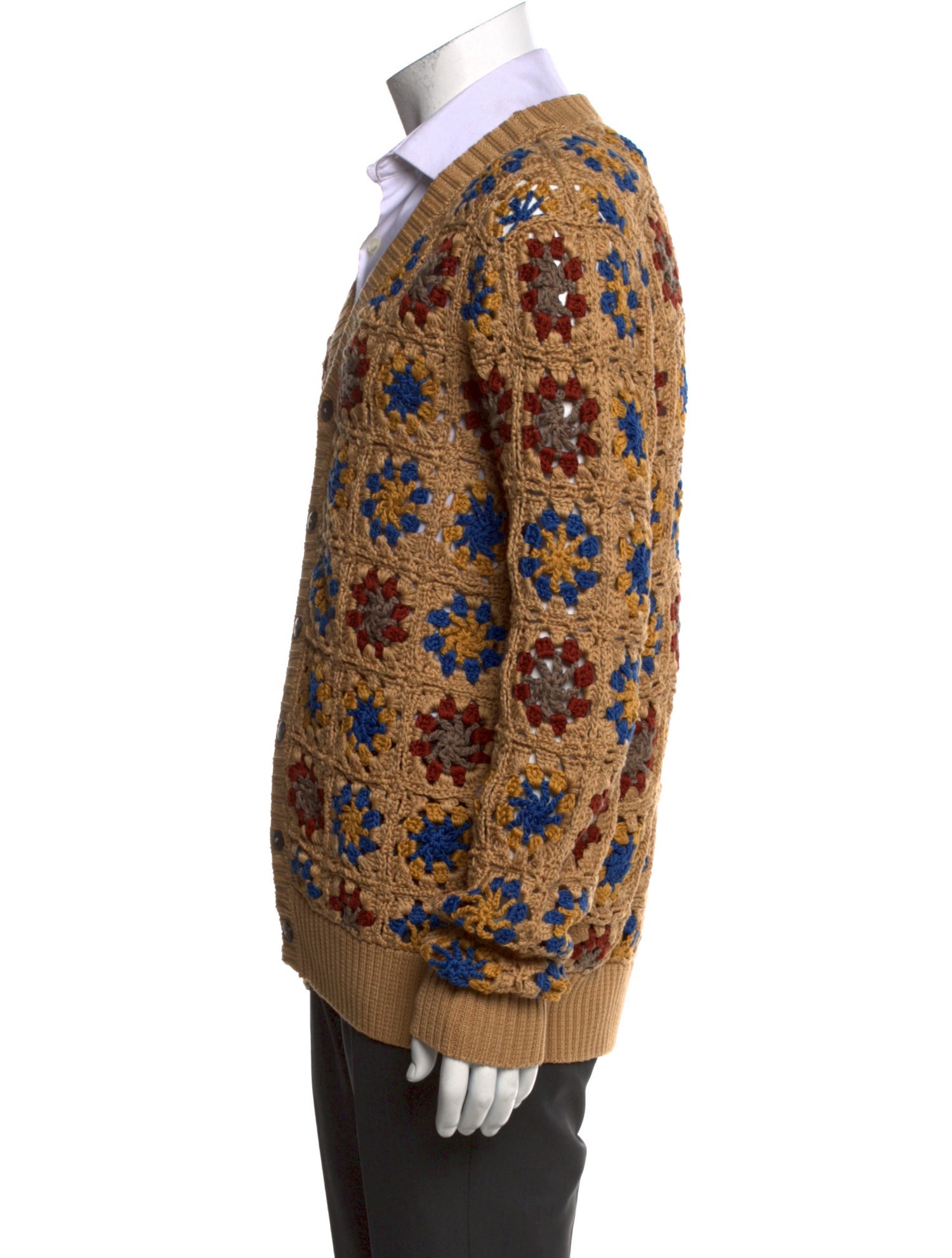 Corridor Patterned V-Neck Cardigan