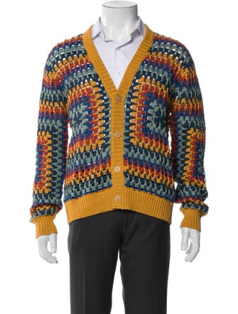 Corridor Printed V-Neck Cardigan