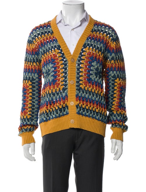 Corridor Printed V-Neck Cardigan