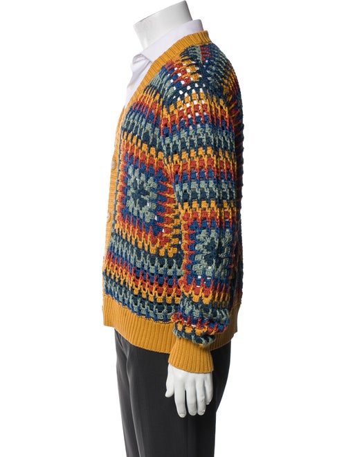 Corridor Printed V-Neck Cardigan