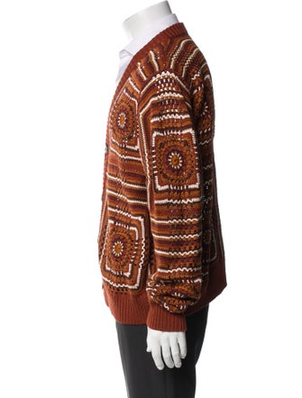 Corridor Printed V-Neck Cardigan