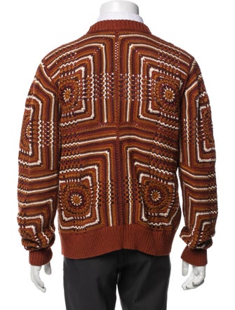 Corridor Printed V-Neck Cardigan