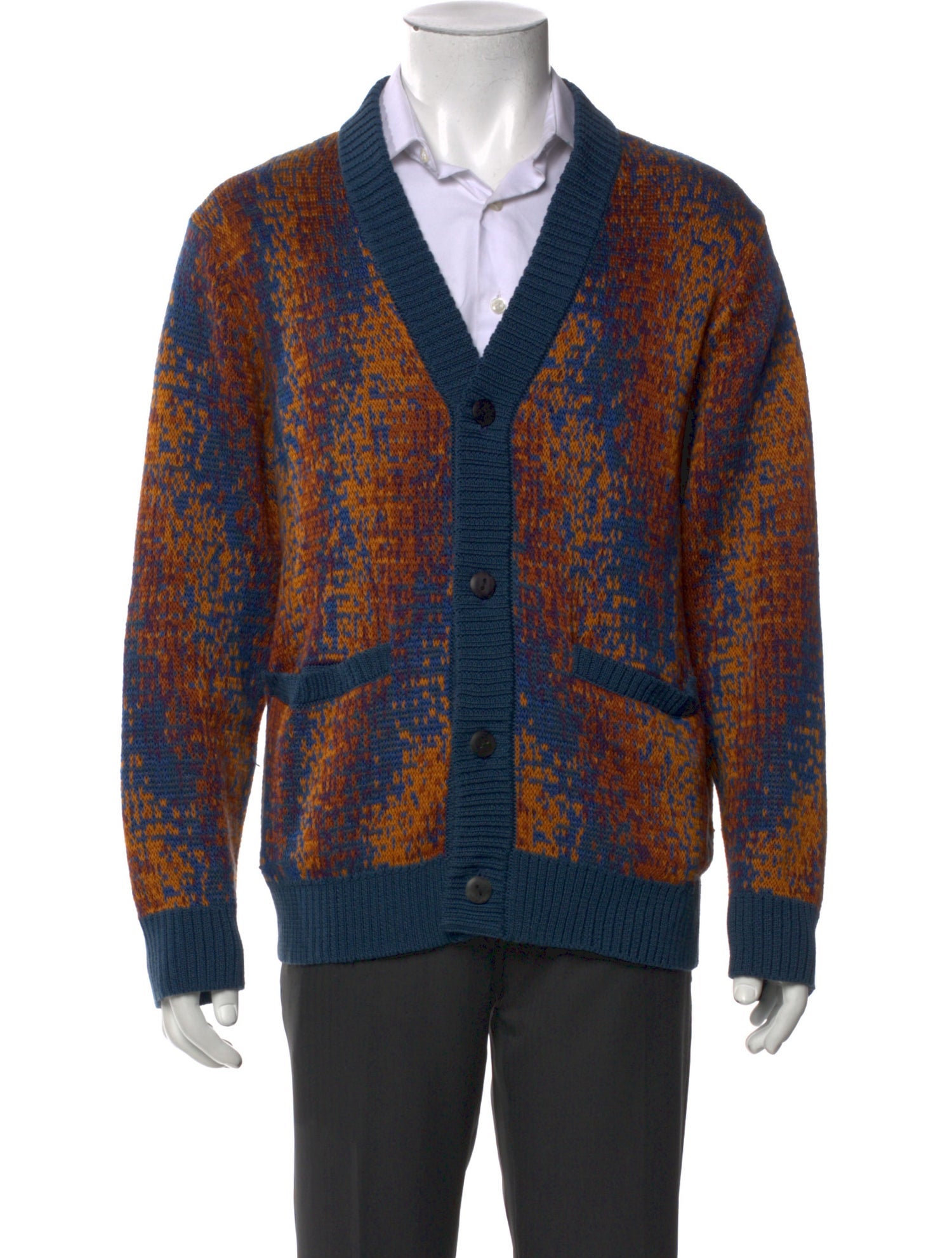 Corridor Alpaca Printed Cardigan